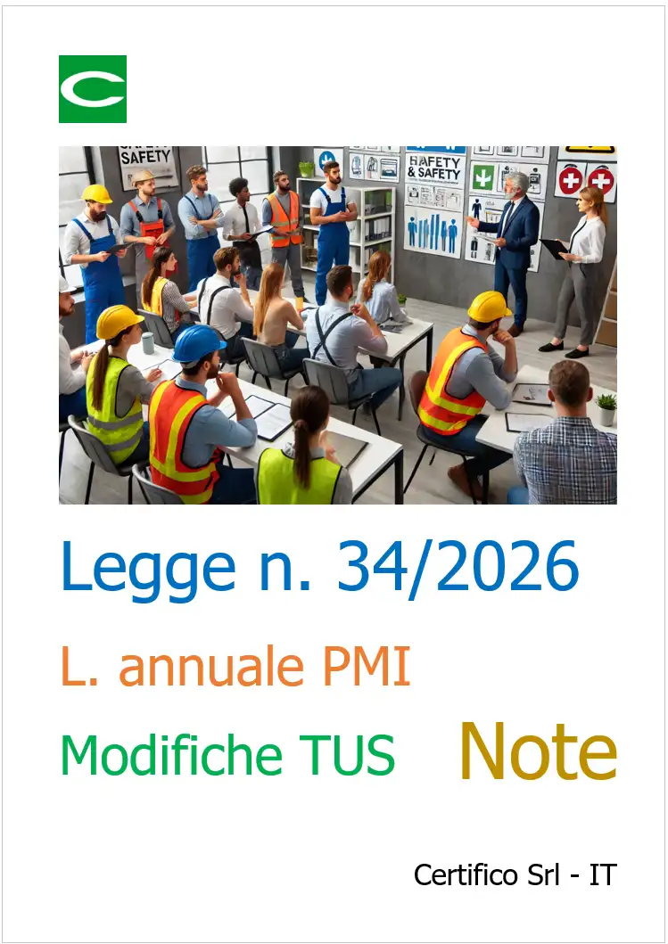 Legge annuale PMI 2025_Modifiche TUS_Legge_34_2026